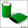 Drinkware Handle Beer Sleeves Cam Can Cup Soda Er Neoprene Drink Cooler Portable Bottle Outdoor Sleeve For Party Drop Delive Dhwcn