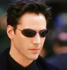 2021 The Matrix Agent Smith Style Polarized Sunglasses Rivets Men Driving titanium Neo Style polygon Sun Glasses for Men L230523