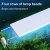 Belysning 90260V Aquarium LED Light Fish Tank Aquatic Plant Landscape Grow Lighting Light Extible Clip Lamp 1887cm för Fish Tank