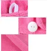 Hårturban handduk Kvinnor Superabsorberande duschkapp med snabbtorkande handduk Mikrofiber hår torr badrum hårmössa bomull 60*25 cm dc034