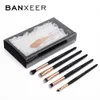 Ben spazzole Banxeer 5pcs/Lot Makeup Benwel Set per mescolare un ombretto Concettore per le labbra eye Make Up Brush Beauty Makeup Strumenti di trucco con scatola regalo