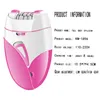 Epilatör şarj edilebilir kadınlar epilator elektrikli yüz vücut saç kaldırıcı bikini düzeltici döner kadın epilator yüz ayağı ile llight ile