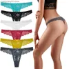 Slip Mutandine 3PCS Pizzo Sexy Ritaglio Perizoma Cinturino sottile Donna T-back Vita bassa Mutandine Biancheria intima Slip Lingerie Panty Mutande T23601