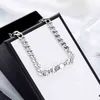 Chain 2023 New Designer Jewelry Bracelet Necklace Ring Elf Skull 925 Couple Hip Hop Style Xiao Zhan Same Bracelet Cb6p