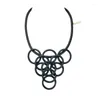 Pendant Necklaces Ukebay Necklace Rubber Chains Women Choker Chokers Vintage Ethnic Jewelry Gothic