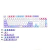 Combos pbt126 touches Profil de cerise 1.75U 2U Shift Dyesubbed Rainbow Keycaps Magical Girl Japanese Style pour le clavier mécanique