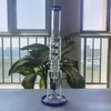 Bong in vetro da 19 pollici con bicchiere dab rig per fumare pipa ad acqua in vetro narghilè