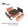 Chłodzenie Bykski PC chłodzenie G1/4 miedź 120/240/360/480 mm o grubości 60 mm chłodnica wody chłodnicy dla wentylatora 120 m CRRD120/240/360/480RCTK60V2