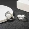 20% rabatt 2023 Nya designer smycken armband halsband antik snidad blomma fågel hjärtformad kärlek orädd kärlek par ring