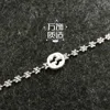 2023 New designer jewelry bracelet necklace ring interlocking Bracelet round bead small snowflake 925 Sterling women's flower hand decoration fresh simple girl's