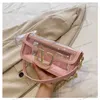 Bolso de cadena clásico para mujer Moda Sistema transparente simple Un hombro Bolso oblicuo Span PU Diseñador de lujo Bolsos para axilas Bolso para mujer Monedero al por mayor