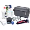 Borse da viaggio Borsa da toilette per uomo Piccolo kit in nylon Rasatura da viaggio leggera Bambini e donne Cosmetic Storage Nero Blu Grigio