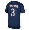 23 24 Mbappe Marco Asensio Soccer Jerseys fjärde 4: e Lee Kang i O.Dembele Hakimi Marquinhos Verratti Kimpembe Football Shirt Men Kids Kit Maillot