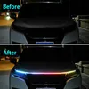 New New 12V Led Strip for Hood Flexible Car Engine Cover Decoration Headlight Universal Auto Daytime Running Lights