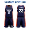Panpasi högkvalitativa college baskettröjor basketboll kostym Diy Custom Basketball Jersey Tryckt personligt namn och nummer Athletic Sports Wear 2272