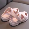 Slipper Baby Shoes Summer Baby Hole Shoes без скольжения мягкие полы для малышей сандалии мальчики девочки дети повседневные конфеты римские пляжные тапочки 230530