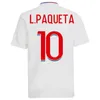 LACAZETTE Camisas de futebol 23 24 Maillot de foot TOLISSO OL 4º azul CHERKI SARR camisas de futebol 2023 2024 CAQUERET homem crianças kits equipamentos lyon MATA MAITLAND-NILES