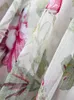 Vestidos casuales Mujer Vacaciones de verano Moda Correa de espagueti Estampado de flores Vestido largo Elegante Fiesta romántica Camiseta sin mangas P230530