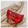 Bolso de cadena clásico para mujer Moda Sistema transparente simple Un hombro Bolso oblicuo Span PU Diseñador de lujo Bolsos para axilas Bolso para mujer Monedero al por mayor