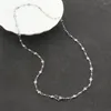 Łańcuchy Naszyjnik Choker Choker dla kobiet Krótki początkowe link biżuteria Biżuteria Girls Oświadczenie Kolye FN44