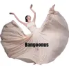 Vêtements de scène vêtements de danse classique jupe longue élégante balançoire à 720 degrés gaze de pratique de Performance moderne pour le ventre