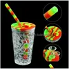 Accessories Cup Glass Bong Smoking Sile Rig Oil Rigs 157Mmx68M Summer Style Drink Cups Mini Pipe Recycler Bongs Drop Delivery Home G Dhz9C