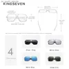 KINGSEVEN Polarized New Fishing Driving Men's Sunglasses Ultra Thin Temples Pilot Sun Glasses De Sol UV400 L230523