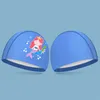 caps 2023 New PU Waterproof Earmuffs Children's Boys and Girls Cartoon Hat Swimming Pool Accessories P230531