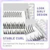 False Eyelashes AM Shape Spikes Fish Tail Cluster Eyelash Mix Heat Bonded Extension Lashes Individual Makeup Natural Wispy DIY Premade Fan Set 230530