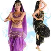 Scen Wear Bollywood Egypten Belly Women Dancing Top Hip Scarf Dance Costume Kjol Tillbehör Danza Del Vientre