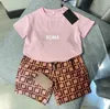 Kleidung Sets Designerin Baby Kids Kleidung Jungen Mädchen Kleidung Sets Sommer Luxus T -Shirts und Shorts Trailsuit Kinder Outfits Kurzarm Shirts Hosen Dhgate