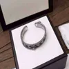 collana di gioielli firmati anello ingranaggio braccialetto tendenza uomo donna con braccialetto aperto di alta qualità