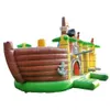 Professional inflatable pirate ship theme bouncers bouncy pirate play castle moonwalk with slide combo bounce house by ship to door