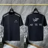 남극 T 셔츠 디자이너 의류 티 아크 티셔츠 에디션 다목적 패션 브랜드 클래식 화려한 인쇄 반사 성 반사 아르크렉스 재킷 T 셔츠 306