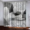 Gordijn 3D Blackout Curtains PO voor woonkamer slaapkamer uitbreiding ruimte luxe gordijnen