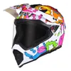 Casques de moto BYE Motocross MX Casque Modulaire Double Certification DOT Motard Moto Équitation Hors Route Casco Moto