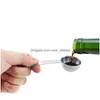 Measuring Tools 6 Pcs/Set Stainless Steel Spoons Food Grade Safety Hangable Handle Tablespoon Set Baking Cooking Drop Delivery Home Dhnxe