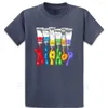 T-shirt da uomo T-shirt da uomo Hip Hop Tubes T-shirt Trend Fit Girocollo Spring Fashion Design Vintage