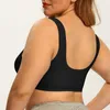 Yoga Outfit Plus Size Underwear No Steel Ring Bra Front Buckle Seamless Vest Lace Beautiful Back Large Nursing