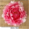 Coroas de flores decorativas Seda Peônia Flor Artificial 10Cm Simation Cabeça Falsa Decoração de Casa Suprimentos para Festas Dbc Drop De Dhjok