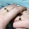 2023 Nieuwe designer sieraden armband ketting ring mannelijke vrouwelijke liefhebbers hetzelfde van schoonheid eenvoudig tij rose goud paar