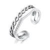 Персонализированные женщины Retro S925 Серебряное серебро серебряное кольцо модное тренд Тренд МИКРОТ