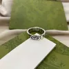 Designer-Schmuck-Armband-Halskette Zhigujia 925 dreidimensionaler aushöhlender Paar-Paar-Ring im gleichen Stil für Männer und Frauen von hoher Qualität