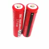 Batterie au lithium plate / pointue 18650 4000mAh de haute qualité, peut être utilisée dans une lampe de poche lumineuse Ciseaux de barbier BATTERIE / et ainsi de suite. Batterie de couleur rouge