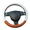 Steering Wheel Covers Cover Leather For Women Non-Slip Car Protector Breathable Microfiber