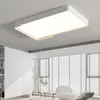 Tavan Işıkları Basit oturma odası yatak odası çalışması beyaz LED Işık Modern Atmosferik Ev Kapalı Dekor Aydınlatma Yuvarlak Kare Lamba Fikstür