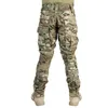 Охотничьи штаны Мужчины борьба с брюками с коленными подушками армия военные аэйнологические тактические грузовые брюки с маскировкой многоцветной охотничьей одежды 230530