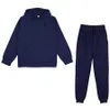 Tracksuits Wool Lined Women's Casual Solid Thermal Hoodie Sweatpants Autumn Winter Zipper Sweatshirt 2PK Set P230531