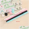 Stylos Gel Dessin Animé Lapin Étudiant Mignon Stylo D'écriture D'encre Bureau Noir Fournitures Scolaires Papeterie 0.38Mm Point Drop Delivery Business Indu Dhj0S