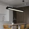 Kroonluchters hanglampen led eetkamer zwart lange kroonluchter ontwerper moderne ontwerpstudie Hoogtepunt kantoorverlichting levende hanglamp